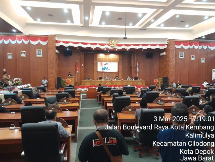 Rapat Paripurna DPRD Depok, Supian Suri Paparkan Visi-Misinya