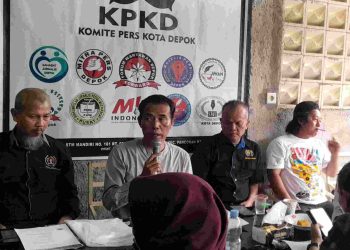 Pengurus PWI Depok Dibekukan, PWI Pusat Berikan SK dan Kukuhkan Joko Warihnyo Sebagai Plt. Ketua PWI Kota Depok