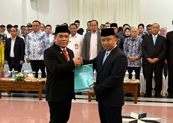 Walikota Resmi Lantik Mangnguluang Mansur Sebagai Sekda Kota Depok