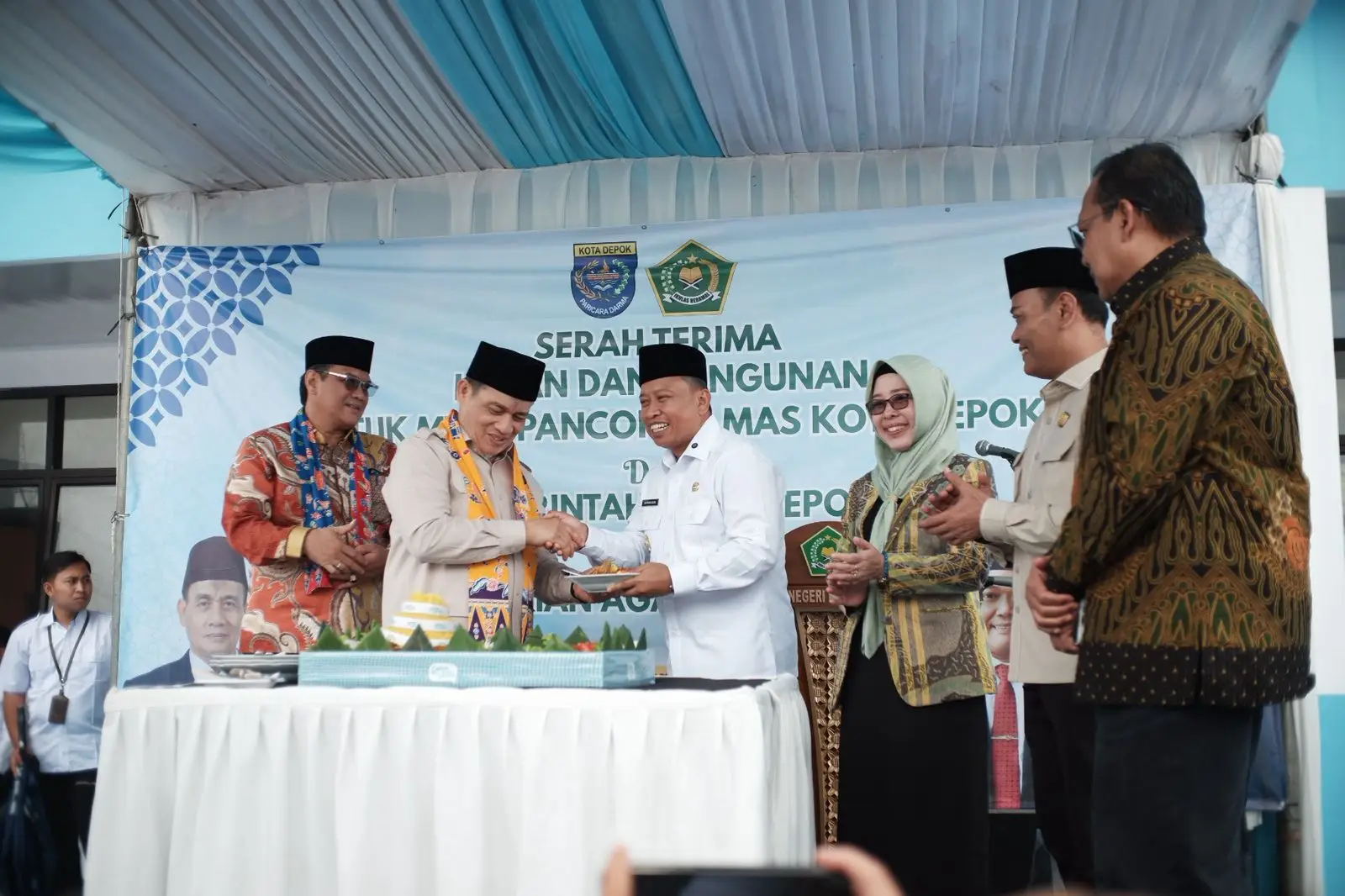 Wali Kota Depok Resmikan MTs Negeri Pancoran Mas yang Disaksikan Wamenag RI